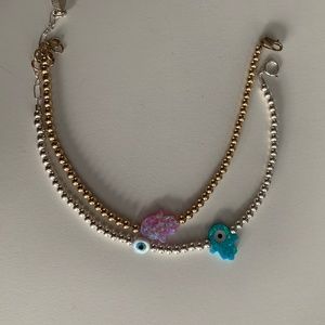 Hamsa and Evil Eye bracelets